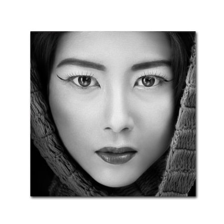 Arief Siswandhono 'Portrait Of Icha' Canvas Art,35x35